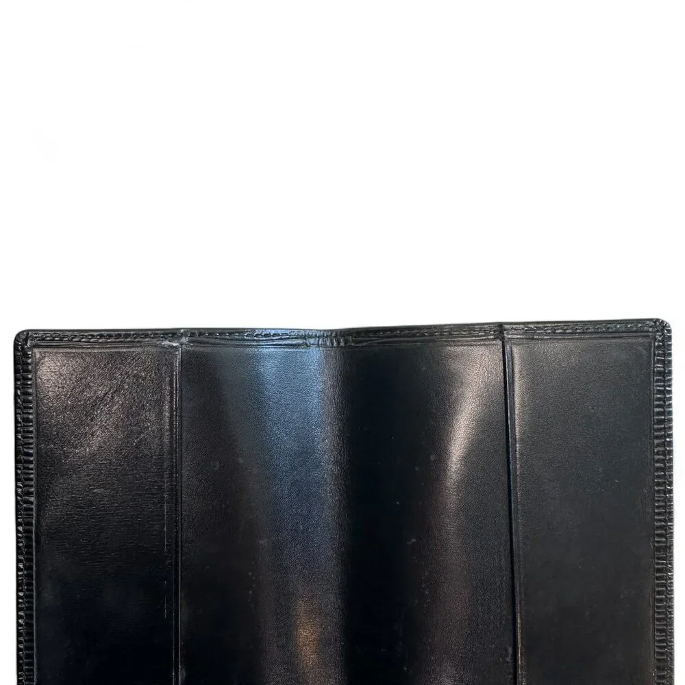 LOUIS VUITTON Epi Black Agenda Bi-Fold Notebook Cover, UNISEX
